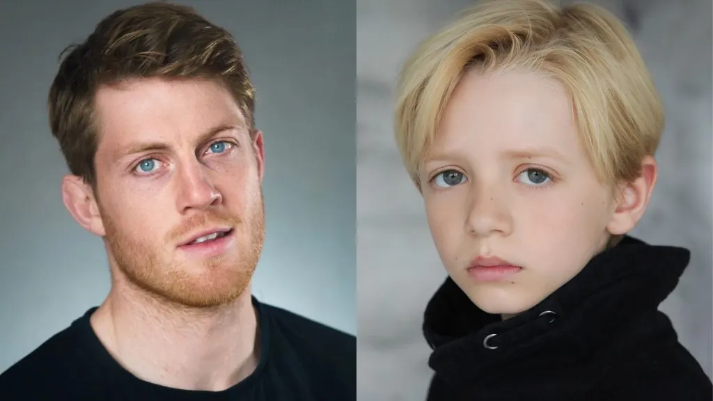 Peter Claffey and Dexter Sol Ansell. (Source: @FilmUpdates)