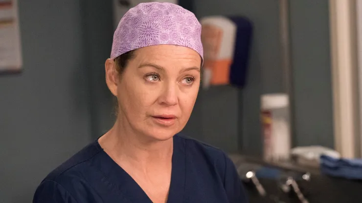 Ellen Pompeo in Grey's Anatomy.