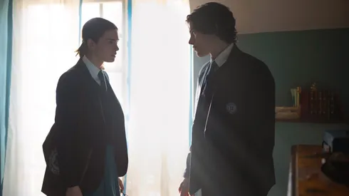 Simone Baldasseroni and Caterina Ferioli in The Tearsmith.