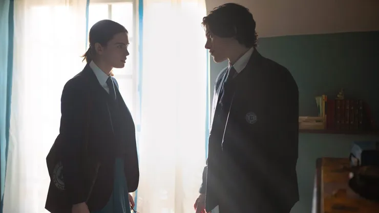 Simone Baldasseroni and Caterina Ferioli in The Tearsmith.