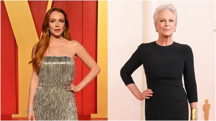 Lindsay Lohan and Jamie Lee Curtis