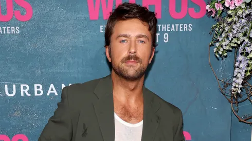 Brandon Sklenar attends the "It Ends With Us" New York Premiere at AMC Lincoln Square Theater on August 06, 2024.