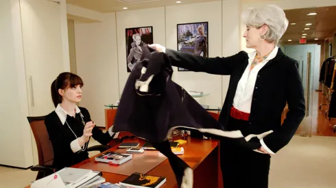 Anne Hathaway and Meryl Streep in 'The Devil Wears Prada'
