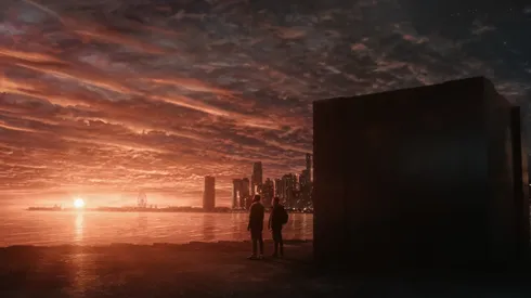 Joel Edgerton and Dayo Okeniyi in Dark Matter.