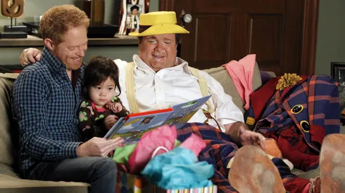 Jesse Tyler Ferguson and Eric Stonestreet in Modern Family.