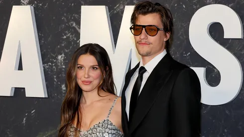 Millie Bobby Brown and Jake Bongiovi attend Netflix's "Damsel" New York Premiere at Paris Theater on March 01, 2024.