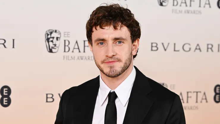 Paul Mescal attends the Nominees' Party for the EE BAFTA Film Awards 2024, supported by Bulgari at The National Gallery on February 17, 2024 in London, England.