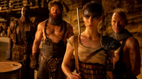 Anya Taylor-Joy and Chudier Gatwech in Furiosa: A Mad Max Saga.