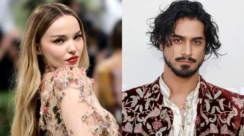 Dove Cameron attends The 2024 Met Gala Celebrating "Sleeping Beauties: Reawakening Fashion" — Avan Jogia attends Gold Gala 2024.