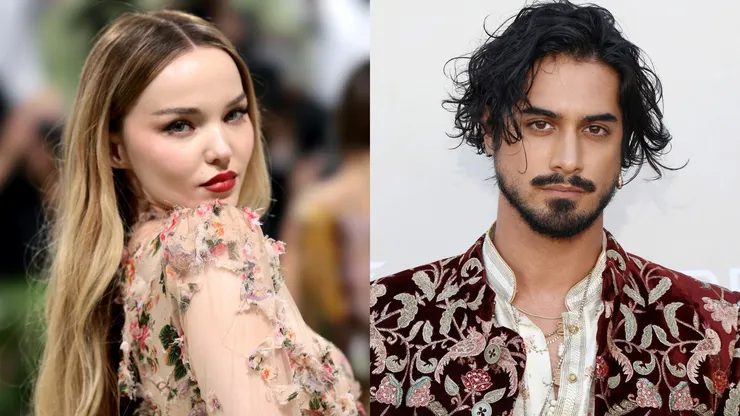 Dove Cameron attends The 2024 Met Gala Celebrating "Sleeping Beauties: Reawakening Fashion" — Avan Jogia attends Gold Gala 2024.