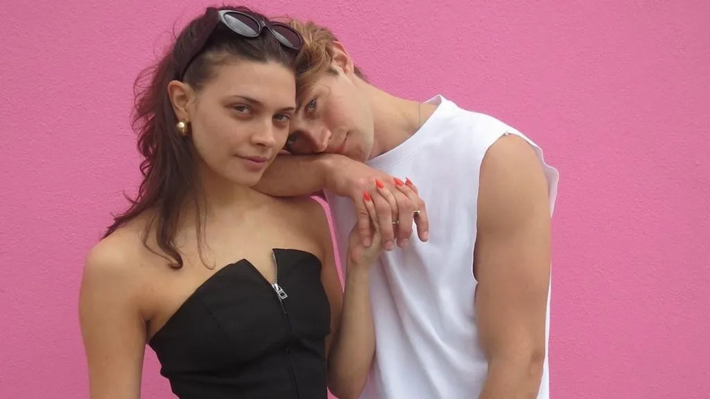 Damian Hardung and Harriet Herbig-Matten in Los Angeles. (Source: @damianhardung).