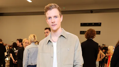 Patrick Gibson attends the Loewe Womenswear Spring/Summer 2024 show as part of Paris Fashion Week on September 29, 2023 in Paris, France.