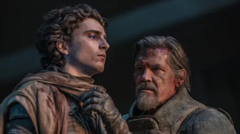 Timothée Chalamet and Josh Brolin in 'Dune Part II'