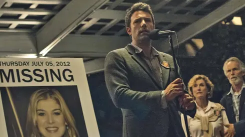 Ben Affleck, Lisa Banes and David Clennon in Gone Girl.