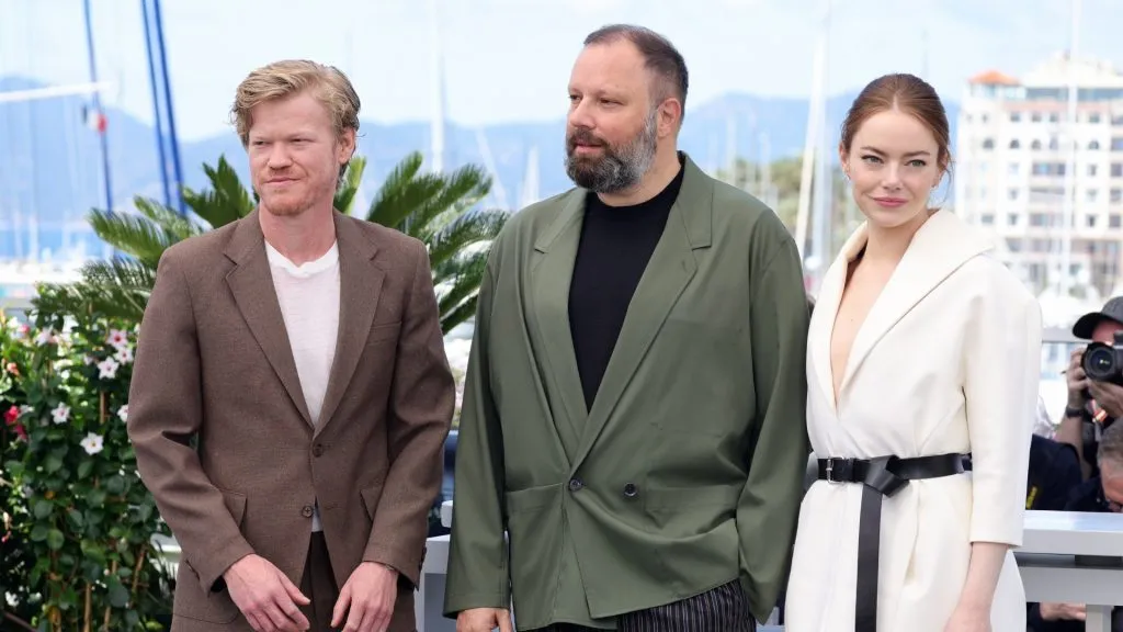 Jesse Plemons, Yorgos Lanthimos and Emma Stone
