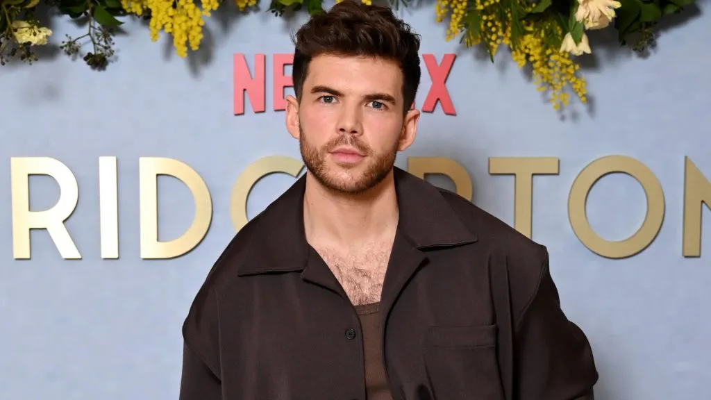 Luke Newton attend the Season 3 screening of “Bridgerton” at Claridge’s Hotel on February 14, 2024. (Source: Gareth Cattermole/Getty Images)