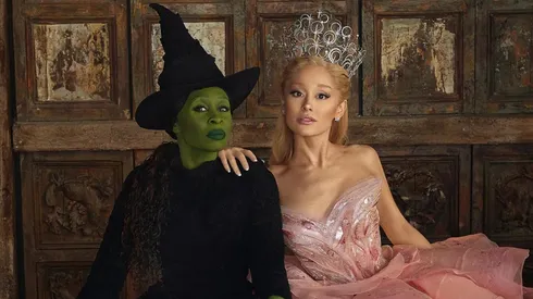 Ariana Grande and Cynthia Erivo in Wicked.