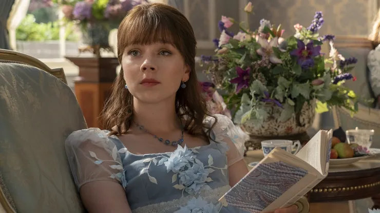 Claudia Jessie in Bridgerton, Season 3.