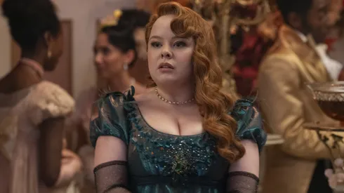 Nicola Coughlan in Bridgerton.