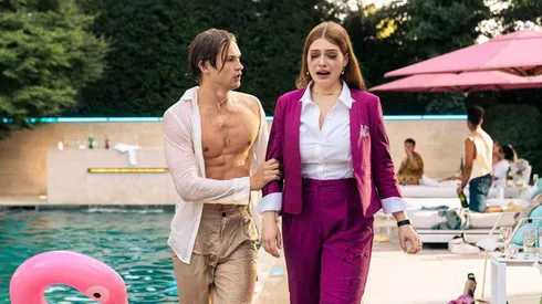 Sonja Weißer and Damian Hardung in Maxton Hall.