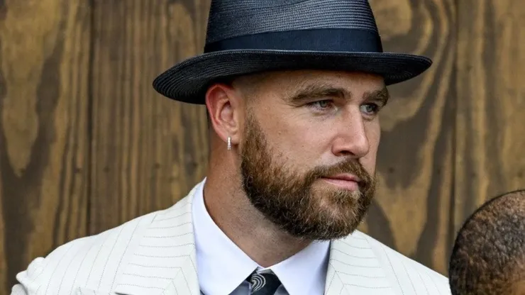 Travis Kelce at the Kentucky Derby.