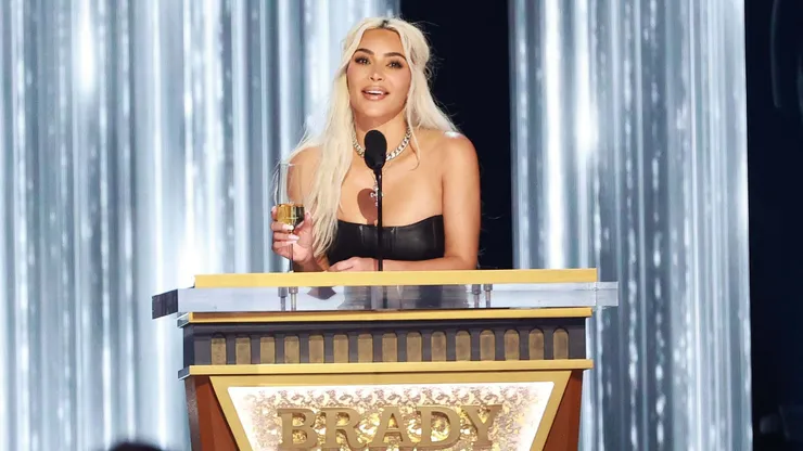 Kim Kardashian in The Roast of Tom Brady.