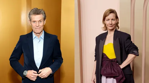 Willem Dafoe attends the TIFF Tribute Gala during the 2023 Toronto International Film Festival - Sandra Huller attends the 96th Oscars Nominees Luncheon at The Beverly Hilton on February 12, 2024.