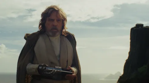 Mark Hamill in The Last Jedi.
