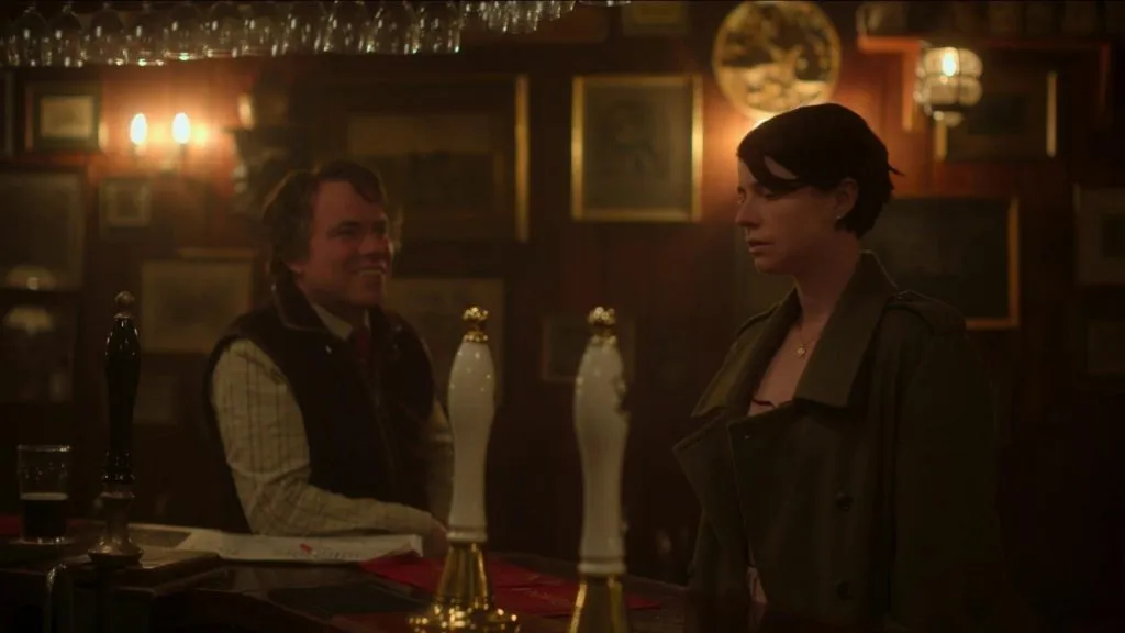 Rory Kinnear and Jessie Buckley