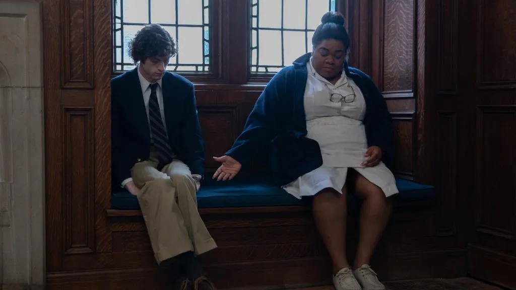 Da'Vine Joy Randolph and Dominic Sessa