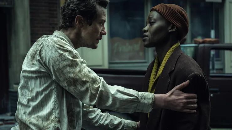 Lupita Nyong'o and Joseph Quinn in A Quiet Place: Day One.