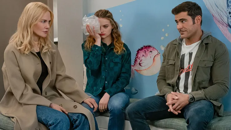 Nicole Kidman, Zac Efron and Joey King in A Family Affair.