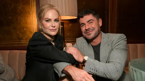 Nicole Kidman and Zac Efron attend the world premiere after party for Netflix's "A Family Affair" at Sunset Tower Hotel Hollywood on June 13, 2024 in Los Angeles, California.