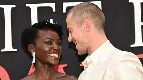 Lupita Nyong'o and Joseph Quinn attend the New York Premiere of "A Quiet Place: Day One" in partnership with Tribeca Festival at AMC Lincoln Square on June 26, 2024, in New York, New York.