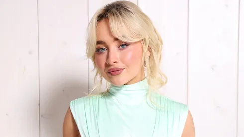 Sabrina Carpenter attends the Loewe Menswear Spring/Summer 2025 show.