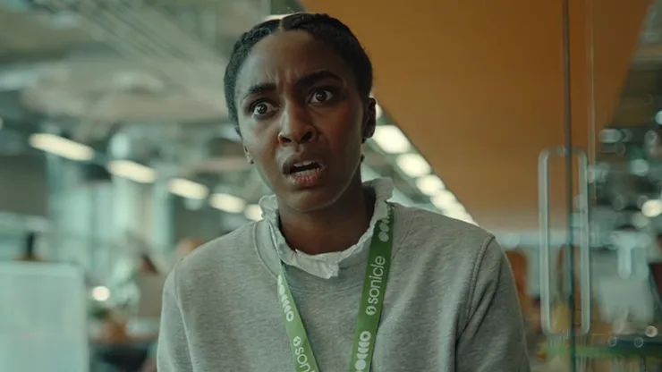 Ayo Edebiri in "Black Mirror".