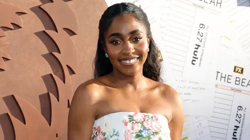 Ayo Edebiri attends the red carpet for FX's Premiere of "The Bear" Season 3 at El Capitan Theatre on June 25, 2024.