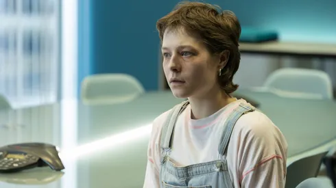 Emma D'Arcy in Truth Seekers.