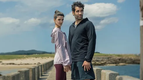 Tamar Novas and Clara Lago in Gangs of Galicia.