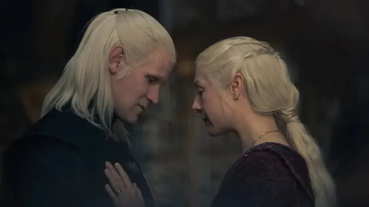 Matt Smith and Emma D'Arcy in 'House of the Dragon'