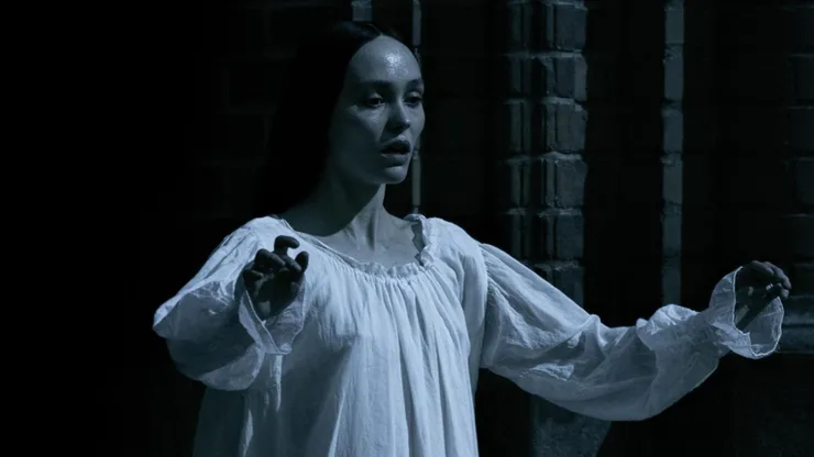Lily-Rose Depp in "Nosferatu".
