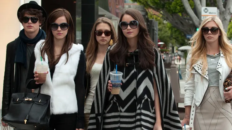 Emma Watson, Israel Broussard, Taissa Farmiga, Katie Chang and Claire Julien in The Bling Ring.