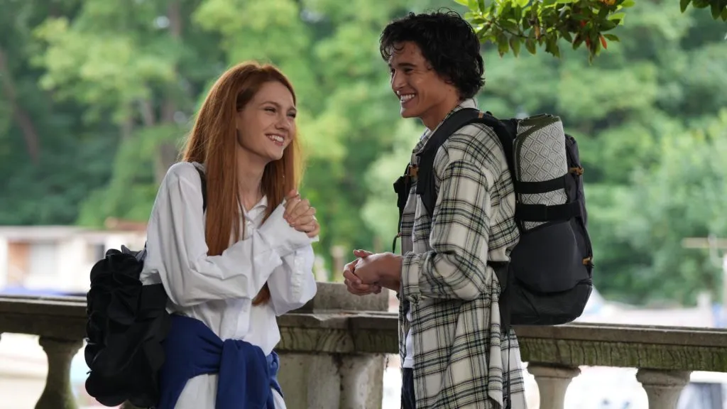 Emily Carey and Liam Woodrum