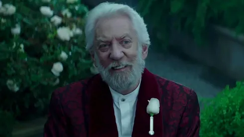 Donald Sutherland in 'The Hunger Games' saga