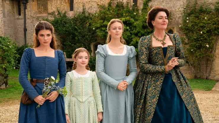 (L-R): Emily Bader, Robyn Betteridge, Isabella Brownson, and Anna Chancellor
