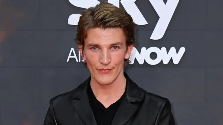 Ewan Mitchell attends the "House Of The Dragon" Sky Group Premiere at Leicester Square on August 15, 2022 in London, England.