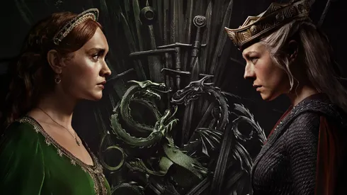 Olivia Cooke and Emma D'Arcy in House of the Dragon, Season 2.