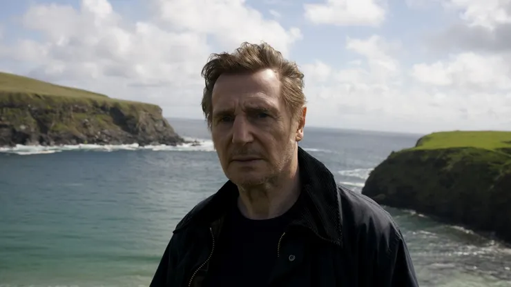 Liam Neeson in "In the Land of Saints and Sinners".