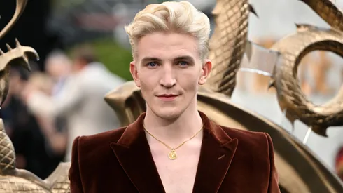 Ewan Mitchell attends the UK Premiere of "House Of The Dragon" Season 2 at the Odeon Luxe Leicester Square on June 10, 2024.