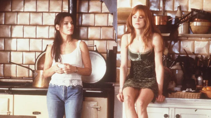 Sandra Bullock and Nicole Kidman in "Practical Magic".